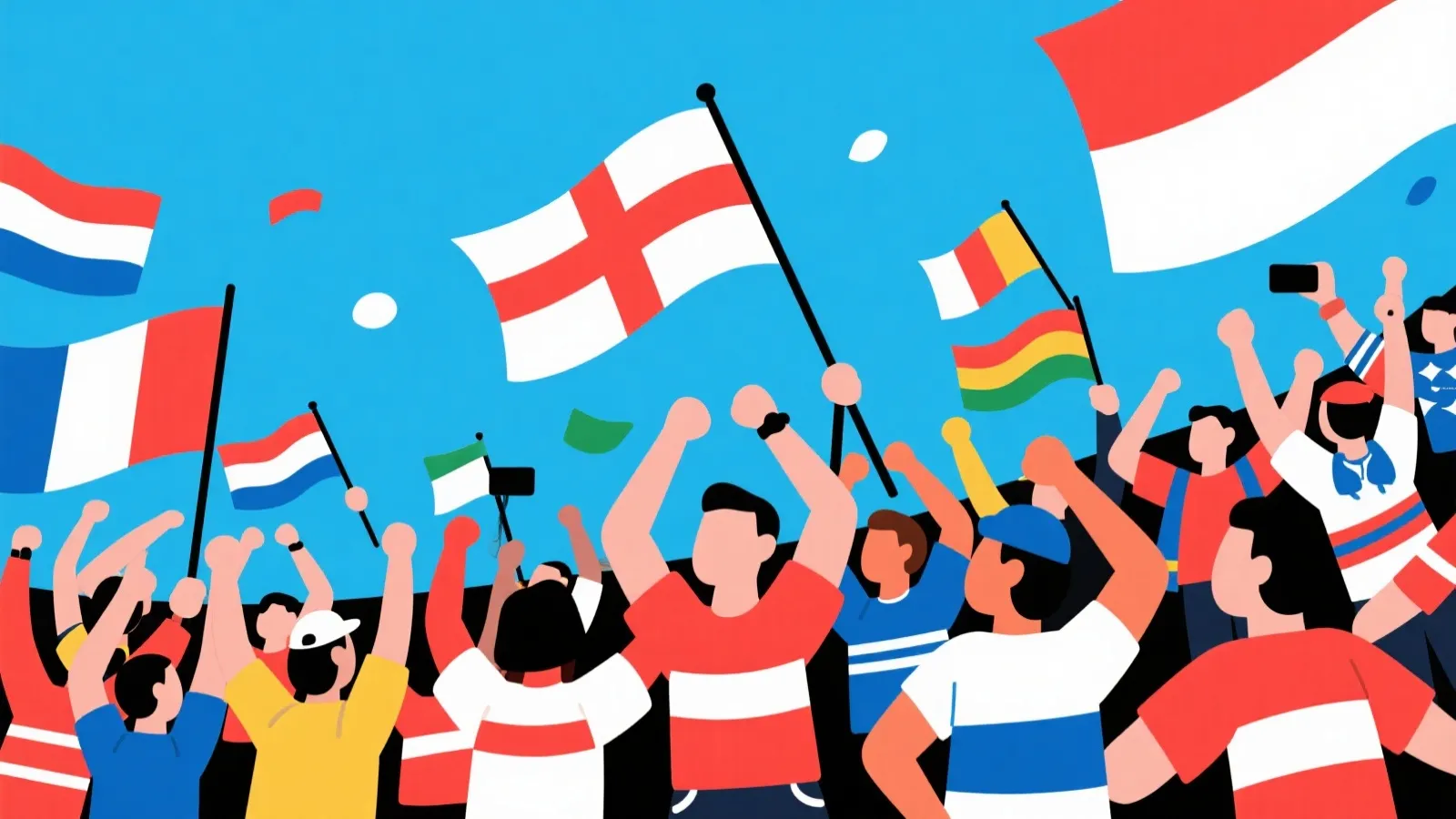 体育现场氛围图